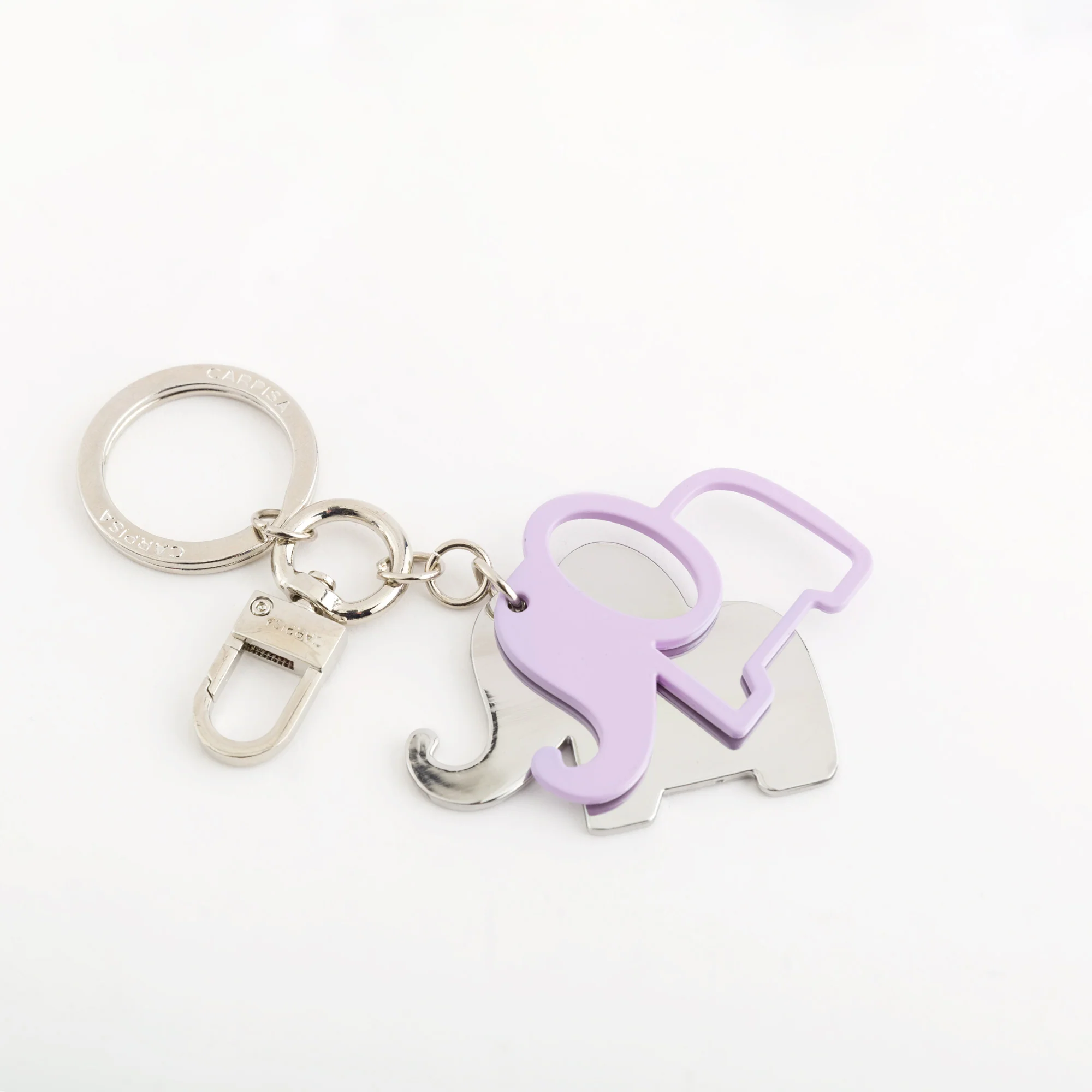 Portachiavi Metallo Donna - Glossy keychain spri - Image 2