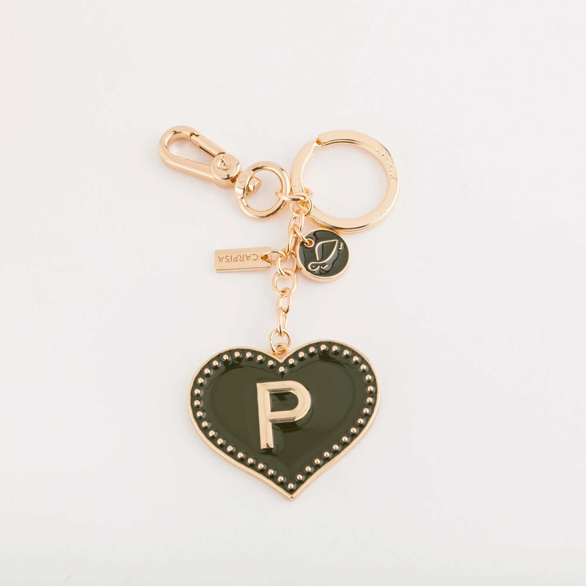 Portachiavi Metallo Donna - Heart letters keycha - Image 2