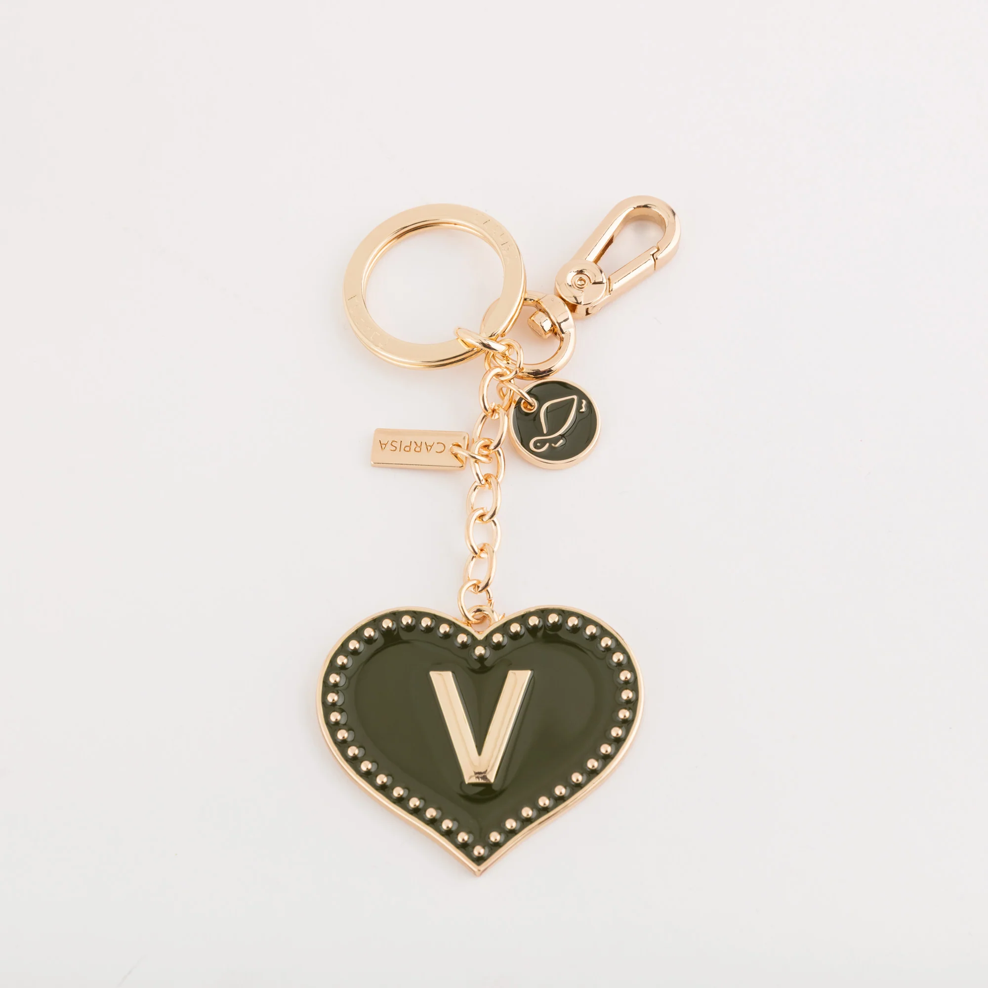 Portachiavi Metallo Donna - Heart letters keycha - Image 2