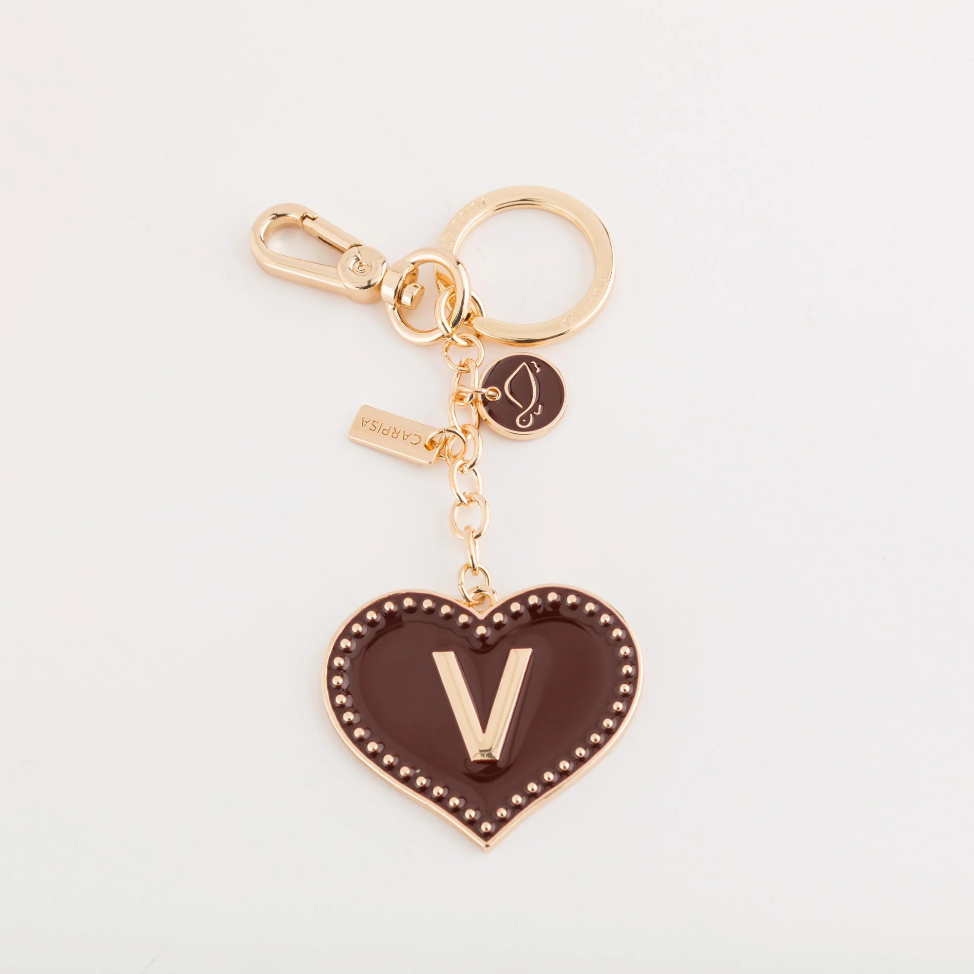 Portachiavi Metallo Donna - Heart letters keycha - Image 3