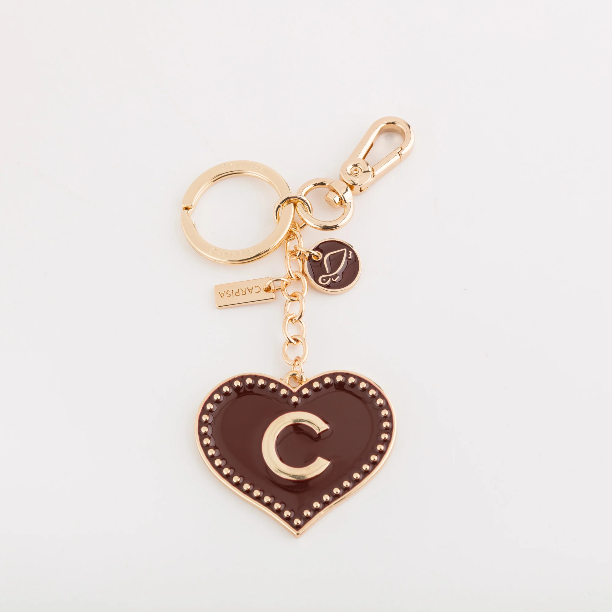 Portachiavi Metallo Donna - Heart letters keycha - Image 3